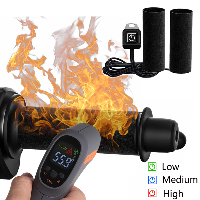12V 3-Gear Motorcycle Heated H - огляд і ціна Handlebar Grip Heated